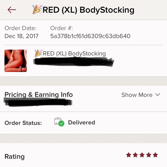 ❣️HOT RED (XL) BodyStocking - Picture 5 of 5